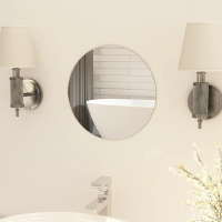 VidaXL Spiegel rond frameloos 30 cm glas
