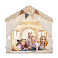 Besrey Binnen Kinder Speeltent met Mat en LED verlichting