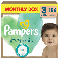 Pampers Harmonie Luiers Maat 3 – Maandbox 186 Luiers