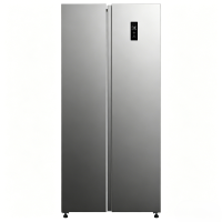 Sonlu+SBS+CC 520WE+444 L grote inhoud, volledig vorstvrij, ultrastille werking met slechts 40 dB, snelle koeling en een design in licht zilver