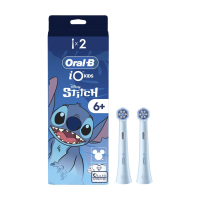Oral B iO opzetborstels voor kinderen, zachte verzorging, Stitch – 2 stuks – extra zachte borstelharen – voor iO handgrepen