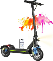 TODIMART D8 elektrische step voor volwassenen, actieradius 75 80 km, 48 V 18,2 Ah batterij, 500 W motor (800 W piek) draagbare opvouwbare elektrische step krachtig all terrain ultralicht dubbele vering