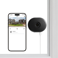 ZOSI wifi camera voor thuisbeveiliging C680 3 MP 2K raambeveiligingscamera met nachtzicht in kleur voor binnenshuis met stekker AI detectie van personen en voertuigen 2,4/5 GHz wifi 24/7 opname tweerichtingsspraak eenvoudige installatie 1 stuk