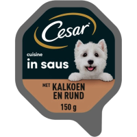 Cesar Premium Hondenvoer Kalkoen & Rund Hoog Eiwit 150 g