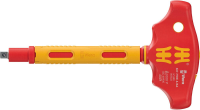 Wera VDE geïsoleerde T greepschroevendraaier   1/4 vierkantaandrijving, 130 mm