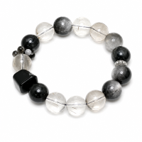 VoxorAI  L8 [Wit Maanlicht] Kristallen Armband DIY Origineel Handgemaakt Hulpmiddel voor een Stabiele Stemming en Slaap Hoogwaardige Kristallen Armband