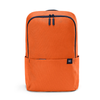 NINETYGO Tiny rugzak, boekentas met twee schouderbanden, eenvoudige laptoptas, veelzijdig, lichtgewicht, grote capaciteit, oranje, ultralicht 194 g, 12 l inhoud   nieuwe collectie
