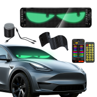 Quplavo 20x64 Flexibel RGB LED Duivels Oog Auto Display, App & Afstandsbediening, IP65 Waterdicht USB Matrix Bord Voor Voorruit