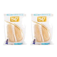 N47° Kant en klare verse witte kleefmaïs dubbele verpakking 460 g ×2