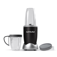 Nutribullet Original Blender   Zwart   600 W   Smoothie Maker   Inclusief beker en mes   Voor voedingsextractie