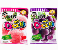 WANT WANT QQ Zachte Snoepjes (Druif + Perzik) 70 g * 2