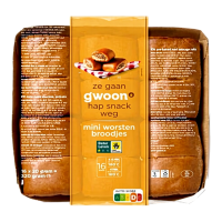 G'woon mini saucijzenbroodjes   16 stuks
