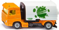 Siku straatveegvoertuig   geel/wit, 2 as chassis