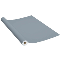 VidaXL Zelfklevende meubelfolie   PVC, grijs, 500 x 90 cm