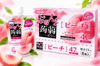 Orihiro Purunto konjac gelei perziksmaak 130 g × 8