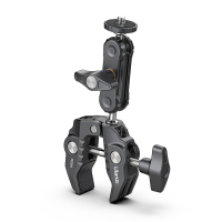 ULANZI Super Klem Cameraklem Bevestiging Monitor 360° Balhoofd Magic Arm Dubbele Balhoofd Adapter met 1/4