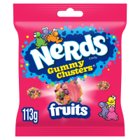 Nerds Gummieclusters fruitsmaak snoep 113 g