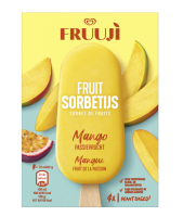 OLA Fruuji Sorbetijs Mango Passievrucht 4 x 70 ml