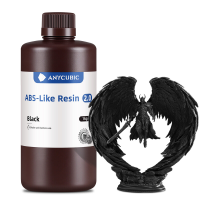 Anycubic ABS achtige Resin 2.0 Met hoge sterkte en taaiheid, lage krimp, 3D printerhars voor LCD/DLP/SLA 3D printers(Zwart, 1 kg)
