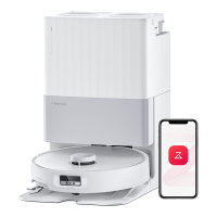 Roborock Qrevo Edge Robotstofzuiger met dweilmogelijkheid, Dubbel Anti Klit Systeem, AdaptiLift Chassis, 18.500Pa, FlexiArm Ontwerp voor Randreiniging, Verwarmbare Dweil, 75°C Heet Water Dweil Was, 