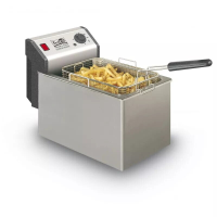 Fritel Friteuse Profi 4605   Professionele Friteuse   8 L   3300 W   Antistofdeksel   Geschikt voor Olie en Vast Vet