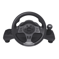 Trust GXT 289 Movi   Racestuur met pedalen   Vibration Feedback   270 graden draaibereik   Voor pc   Zwart