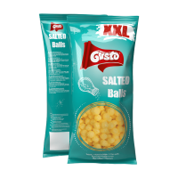 Gusto gezouten maïsballetjes XXL – klassieke knapperige maïssnack (300 g)