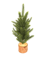 Daisy Darcy 35 cm tafelboom schorsvoet Natuurlijk materiaal: Schorsvoet