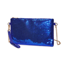 Miss Lulu Sequin Crossbody Clutch met Afneembaar Ketting en Polsband, Glanzende Avondtas voor Bruiloft Feestje