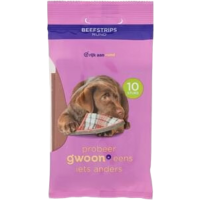 G'woon   Runderstrips hondensnack 90 g