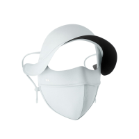 Beneunder zonnebrandmasker met rand voor het hele gezicht AL01e   wolkblauw   F (one size)