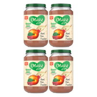 Olvarit 12 maanden+ appel peer framboos 200 g * 4