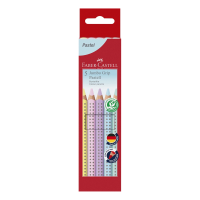 Faber Castell Jumbo Grip pastelkleurpotloden   5 stuks