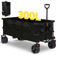 Sekey 48 inch lange inklapbare opvouwbare verlengde bolderkar met laadvermogen van 200 kg