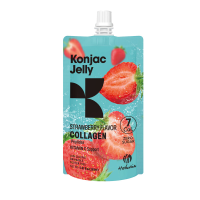 Hethstia Konjac jelly met collageenpeptiden, aardbei, 155 g