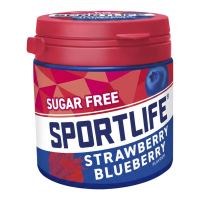 Sportlife Aardbei En Blauwe Bes Kauwgom   99 g