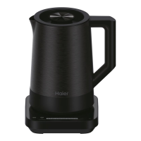Haier I Master HKE5A   Waterkoker   Obsidiaanzwart 1.7 L 7 Temperatuurstanden