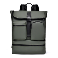 Waterafstotende Flip Top 15,6 Inch Zakelijke Laptoprugzak met Meerdere Externe Zakken Anti diefstal Achterzak Casual Rugzak voor Kantoor Dagelijks Reizen