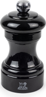 Peugeot Bistro zoutmolen   10 cm, zwart geschilderd hout