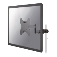Neomounts FL40 450BL12 TV beugel, geschikt voor 23 42 inch, buisdiameter 28 50 mm, volledig verstelbaar