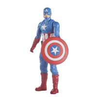 Marvel Avengers Titan Hero Actiefiguur Captain America   30 cm, Multicolor