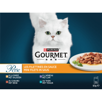Gourmet Perle mini filets mix kalkoen & tonijn multipack 12 x 85 g