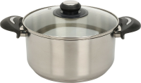 RVS stoofpan   22 cm, zilver, 3,5 L