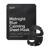 Dear, klairs Midnight Blue Kalmerend Sheetmasker 25 mL
