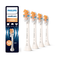 Philips Sonicare A3 Premium All in One, originele vervangende opzetborstels, wit, 4 stuks, HX9094/87