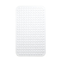 JORDAN&JUDY antislip badmat, 63*35 cm, wit, waterabsorberend, wasbare mat voor douche & badkamer