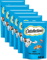Catisfactions Kattensnacks Zalm Smaak 6 x 60 g