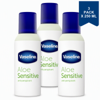 Vaseline Deospray Aloe Sensitive 250 ml (3 Pack)