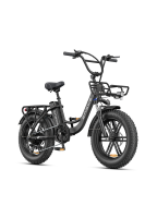 ENGWE L20 Boost met 48 V 13 Ah accu, 20 x 4,0 inch, 7 versnellingen met LCD display, 250 W motor & 25 km/u, actieradius tot 120 km   zwart