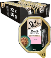 Sheba Alu Kattenvoer Zalm 22 x 85 g